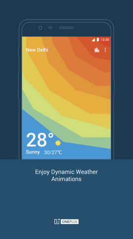 一加天气截图