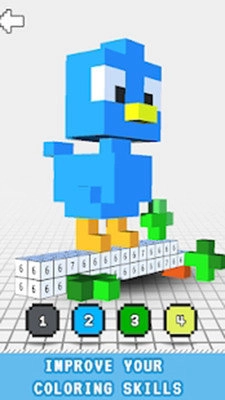 鸟类涂色书3D图4