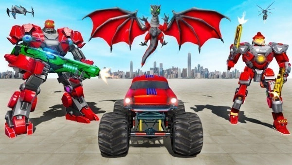 怪兽机器卡车(Monster Truck Robot Game)最新免费版