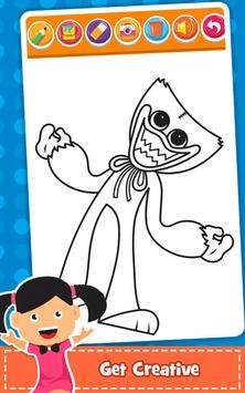 波比着色书(Poppy coloring book)游戏纯净最新版