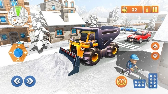抢雪挖掘机3D模拟(Snow Excavator)