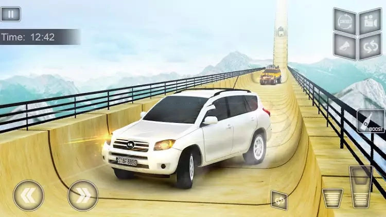 巨型坡道赛车特技3D(Prado Impossible Stunts)游戏无广告版