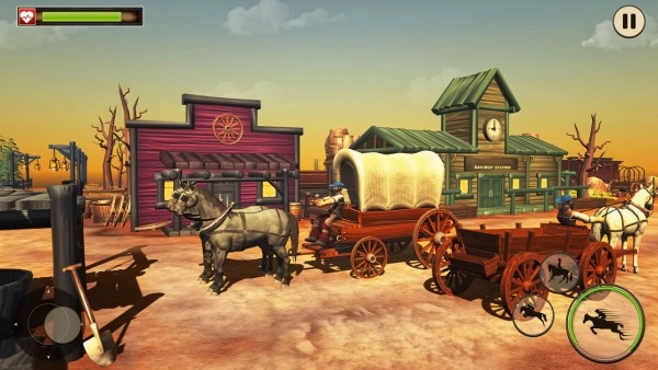 马车出租车司机(Horse Taxi City Transport Horse Riding Games)