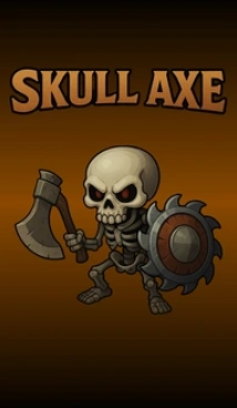 骷髅斧头