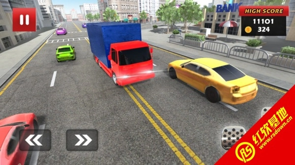 卡车交通赛车手