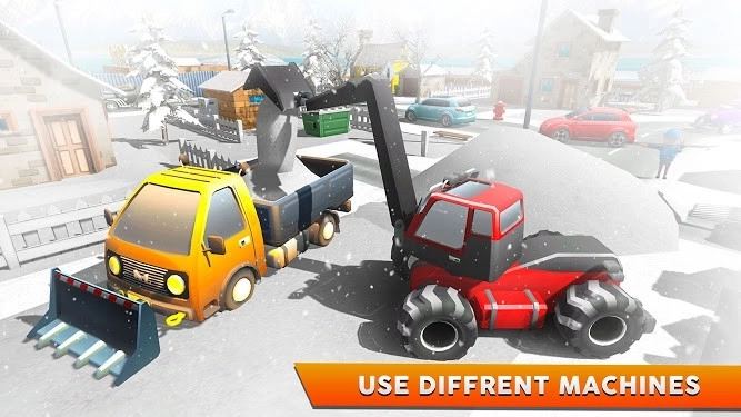 抢雪挖掘机3D模拟(Snow Excavator)