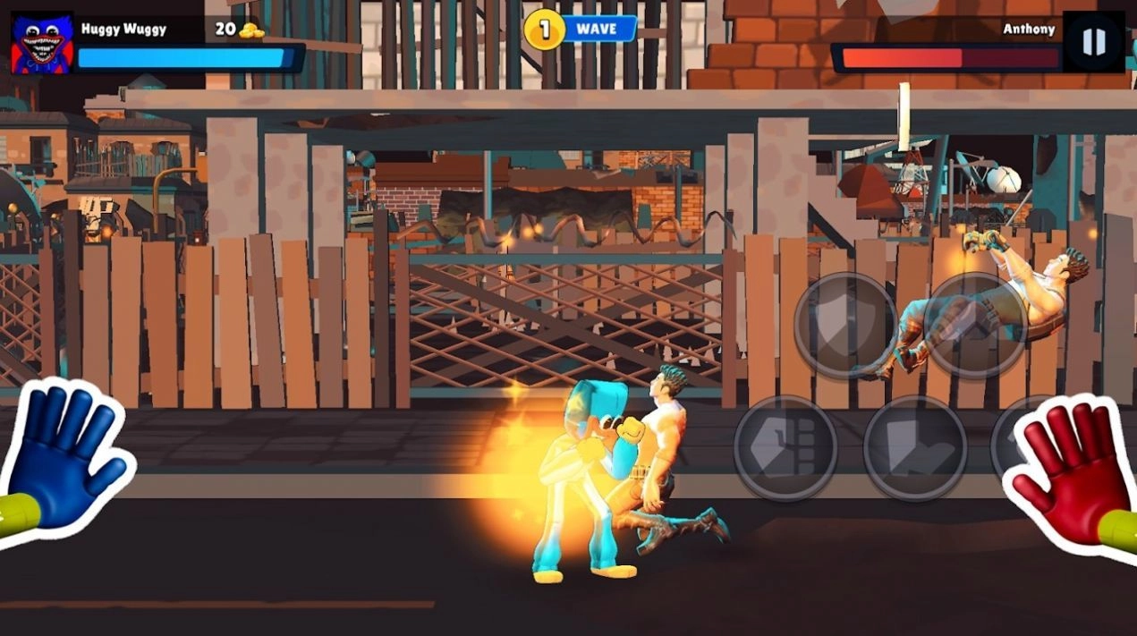 大块头格斗(Huggy Wuggy Street Fighter)游戏纯净最新版