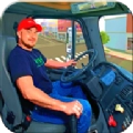 在卡车中驾驶(In Truck Driving Highway Race Si)