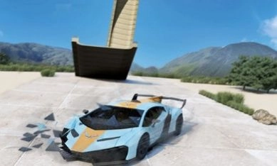 疯狂的汽车特技坡道(crazy car stunt ramp games)原版