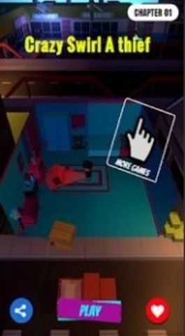 疯狂漩涡小偷3D(Crazy swirl A thief)