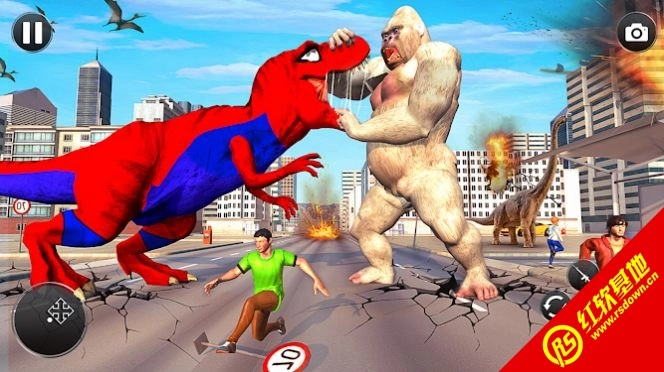 恐龙横冲直撞模拟器(Dinosaur Rampage Simulator)游戏纯净最新版