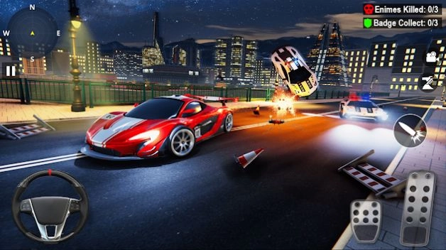 警察死亡赛车射击(Police Death Race Car Shooting)