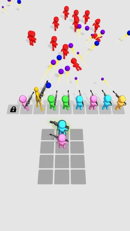 合并火柴人排序射击(Queued Shooters)手机正版