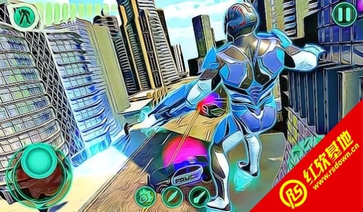 大城市飞行英雄(Grand City Flying Hero - Robot R)