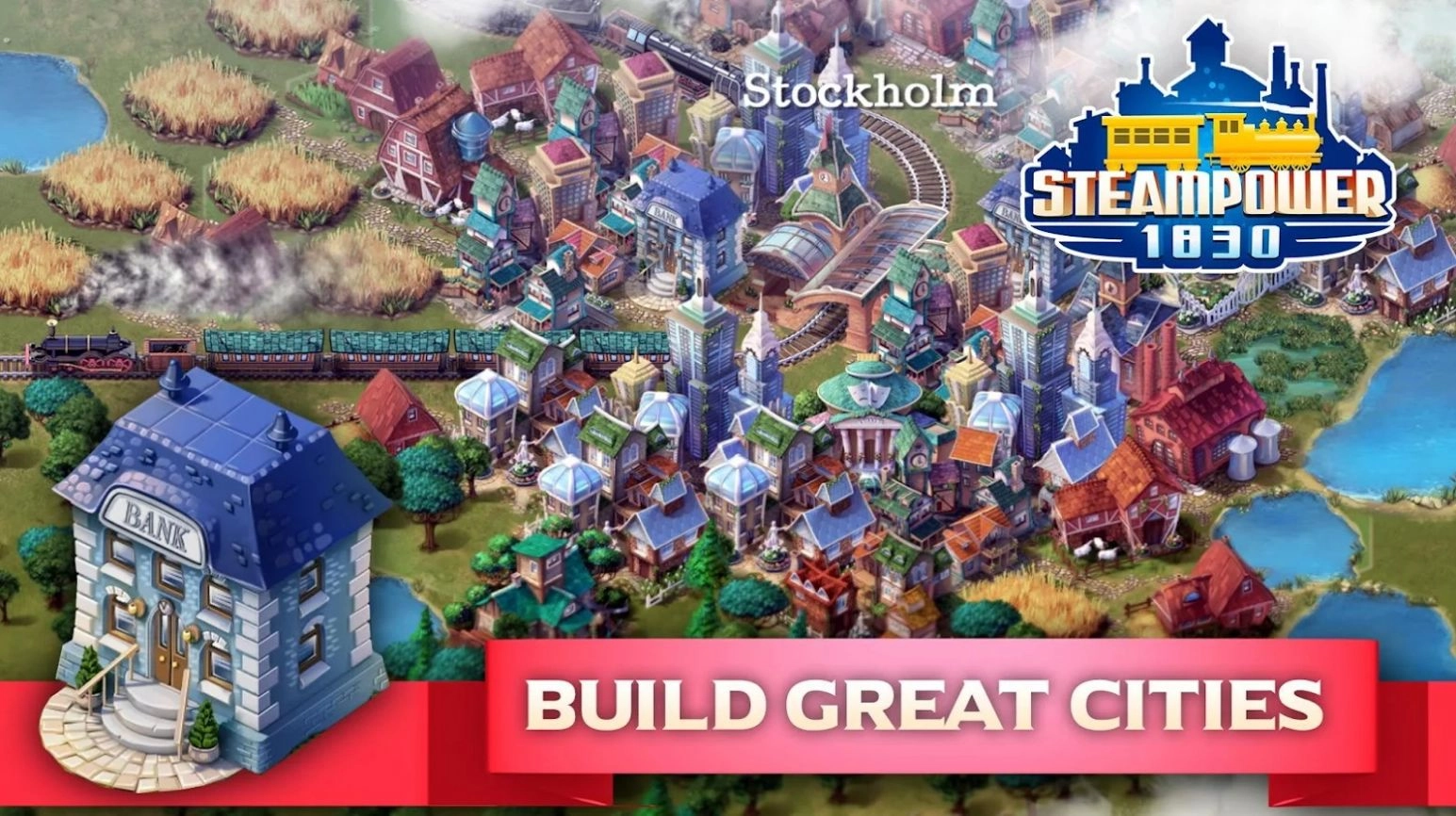 列车铁路模拟器3d(SteamPower 1830)