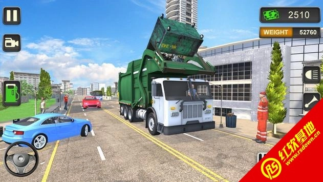 城市垃圾车模拟驾驶(Trash Truck Driving Simulator: D)