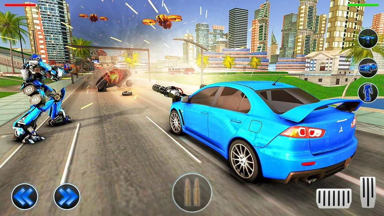 无人机大战汽车人(Drone Robot Transform)