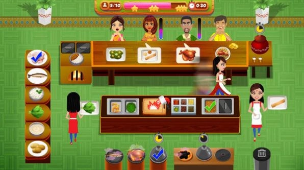 异国美食制作(Indian Crazy Dinner: Hyper Hotel Crazy Chef&rsquo;s Restaurant Games)免费版