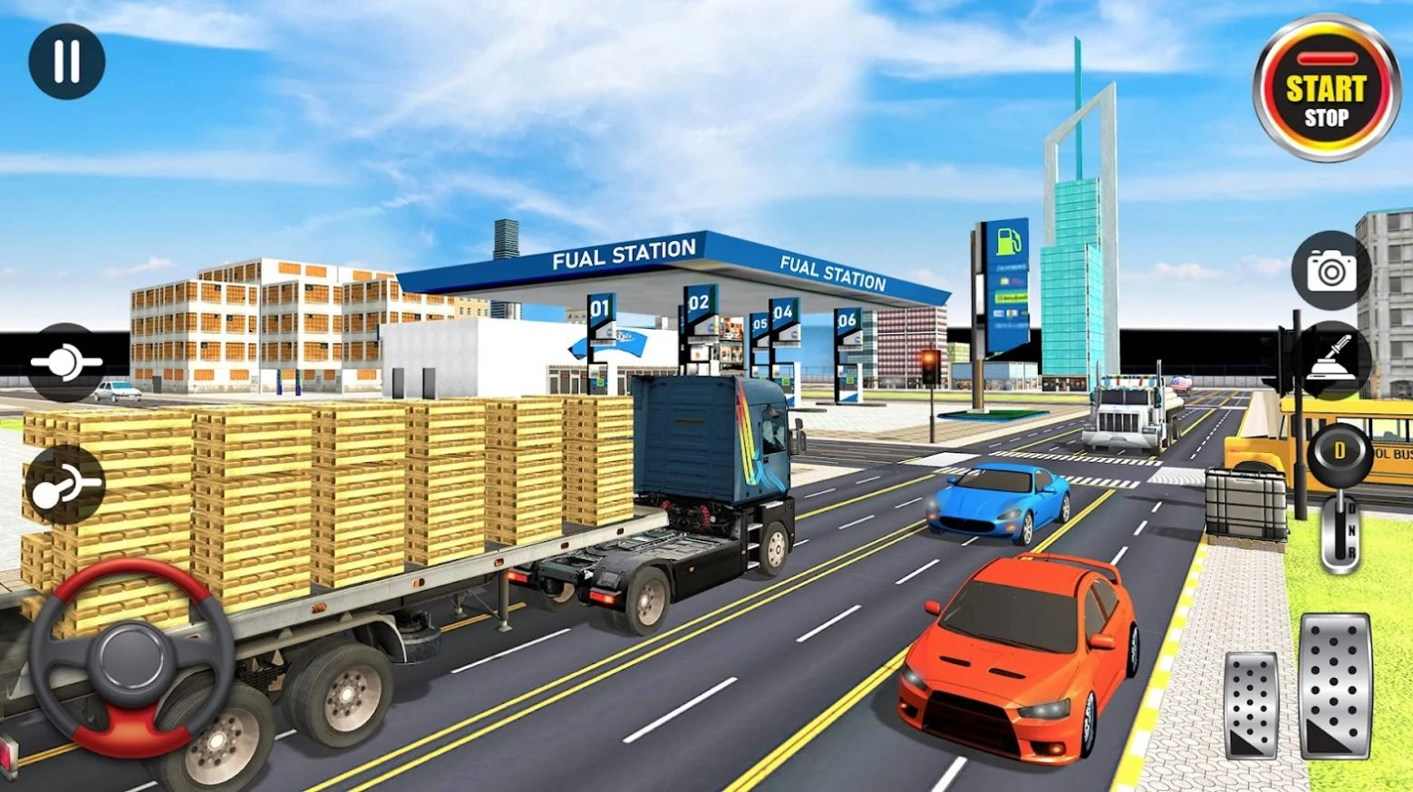 美国货车模拟器(American Truck Cargo Delivery Parking Simulator)