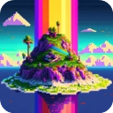 像素艺术彩色岛(Color Island)