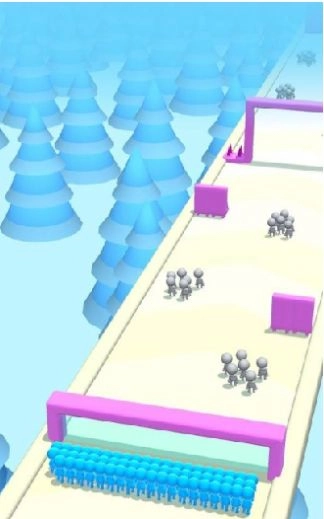 叠罗汉冲刺(Crowd Shift)