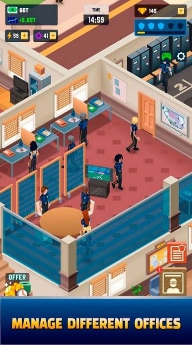 闲散的警察大亨(Idle Police Tycoon)游戏绿色版