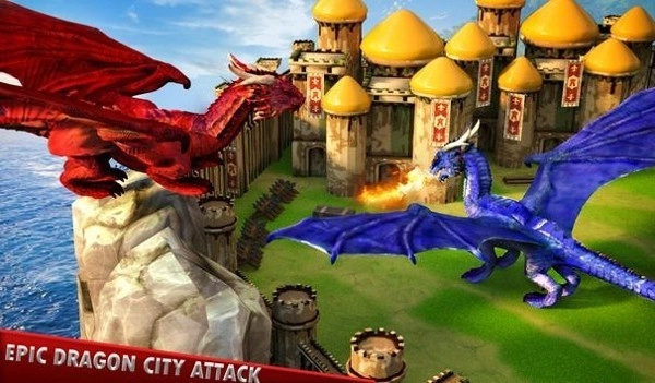 飞龙战斗模拟器城市攻击(Flying Dragon City Attack)