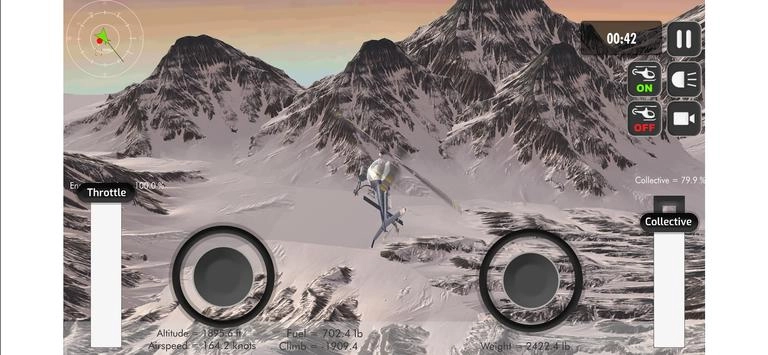 逼真的直升机模拟器(Helicopter Simulator: Mountain)手机最新版