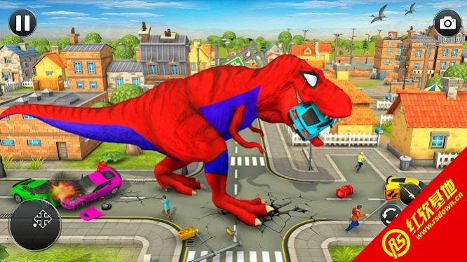 恐龙横冲直撞模拟器(Dinosaur Rampage Simulator)游戏纯净最新版