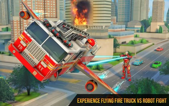 飞行消防车变身机器人(Flying Fire Truck Robot)