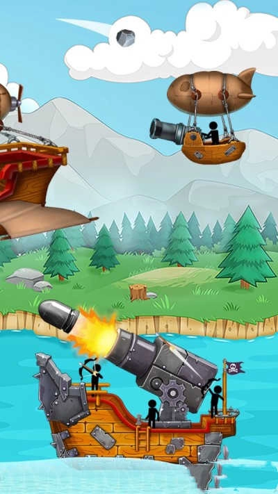 火柴人海盗战争游戏纯净最新版