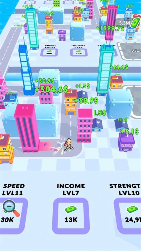 城市推动建筑物(City Puncher)