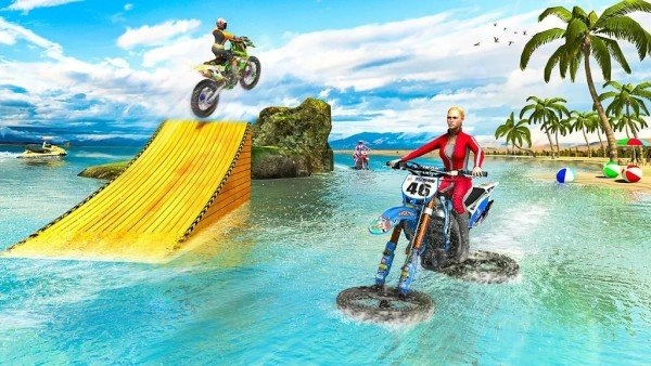 水上骑士赛车(Water Surfer Racing In Moto)