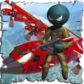 火柴人军队攻击飞机货运(Stickman Army Attack)