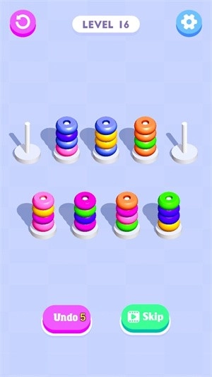 拼色谜题(Color Stack Puzzle)