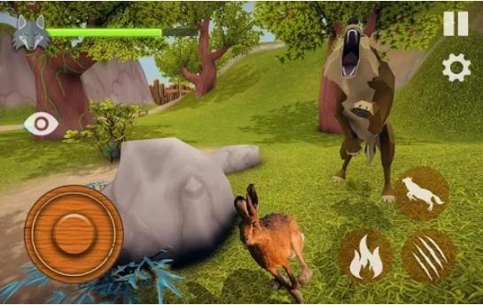 野狼模拟器3D动物家庭故事(The Wolf Simulator 3D)