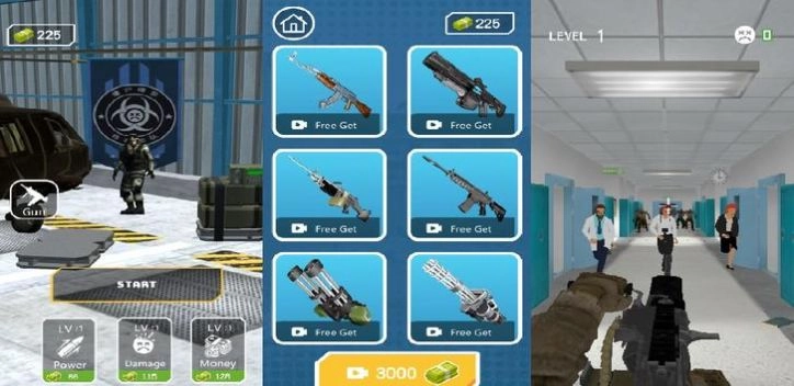 僵尸猎手地狱(Zombie Hell Shooter)游戏无广告版