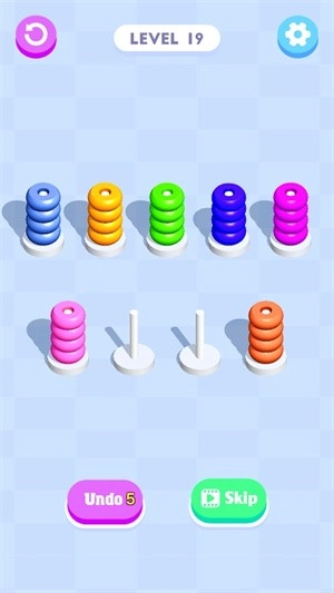 拼色谜题(Color Stack Puzzle)