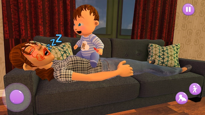 婴儿和保姆学步车(Baby &amp; Babysitting Walker Game:)