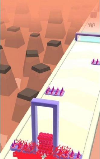 叠罗汉冲刺(Crowd Shift)