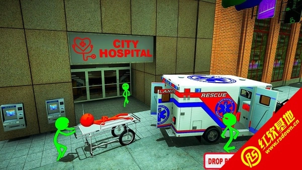 火柴人救援模拟器