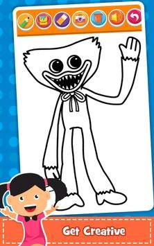 波比着色书(Poppy coloring book)游戏纯净最新版