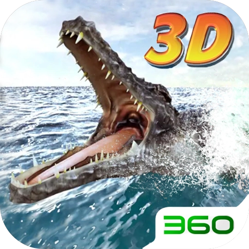 3D模拟饥饿鳄鱼