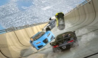疯狂的汽车特技坡道(crazy car stunt ramp games)原版