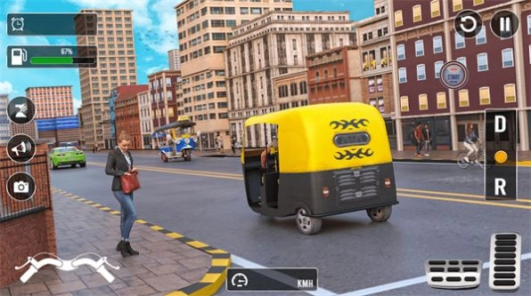 城市嘟嘟车驾驶(City Tuk Tuk Rickshaw Game 3D)