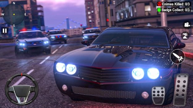 警察死亡赛车射击(Police Death Race Car Shooting)