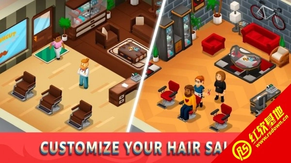 空闲的理发店大亨(Idle Barber Shop Tycoon)