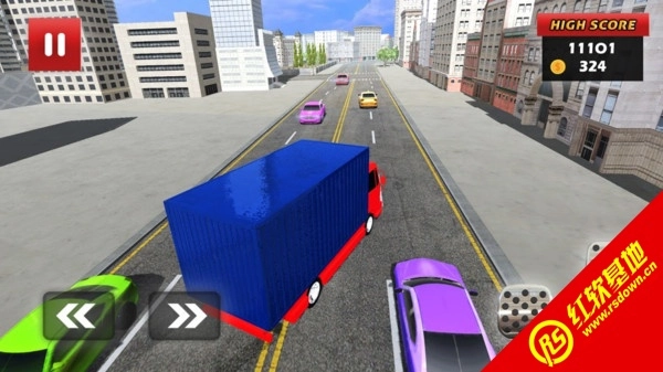 卡车交通赛车手