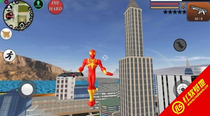 铁火柴人蜘蛛绳英雄黑帮城市(Spider Hero)无广告版