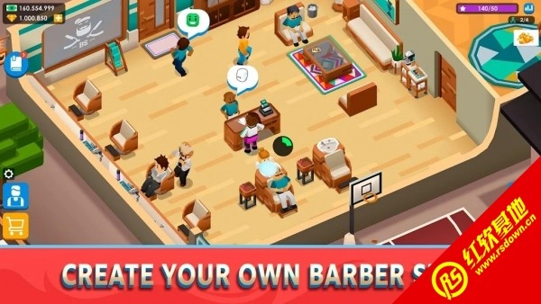 空闲的理发店大亨(Idle Barber Shop Tycoon)